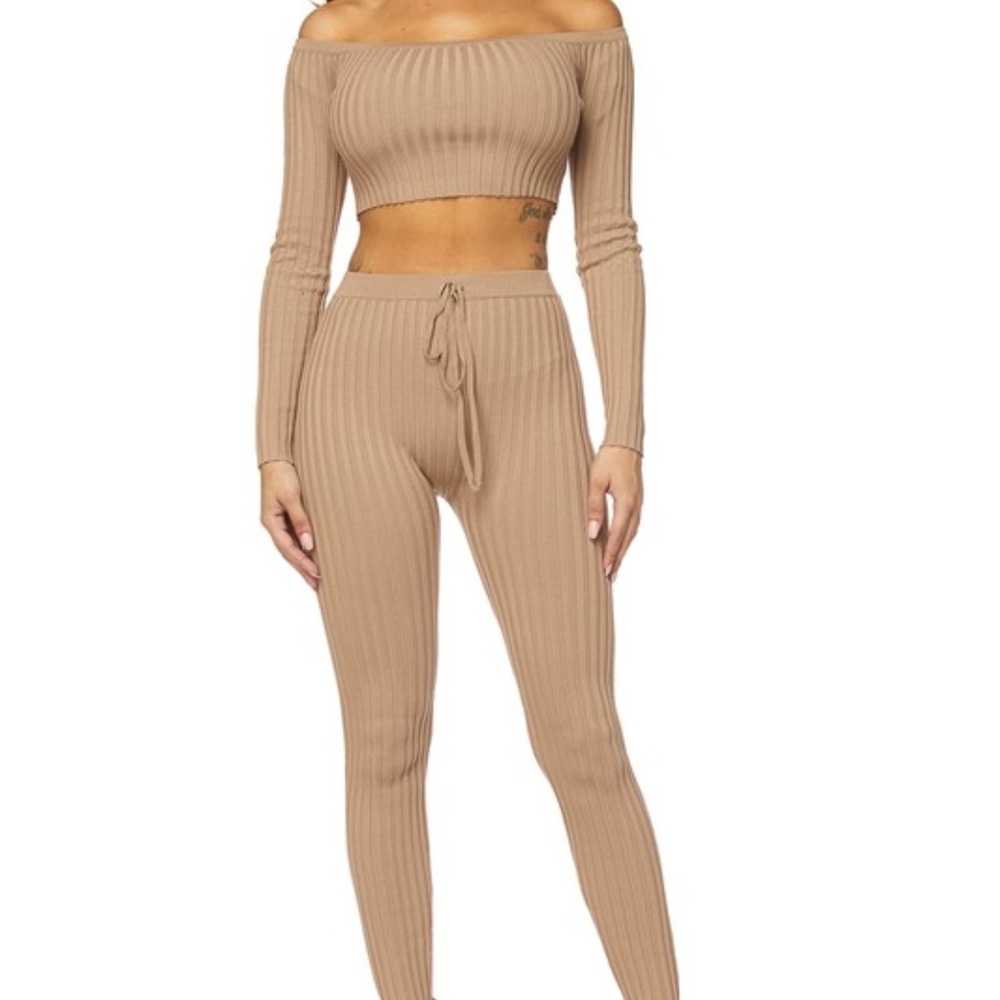 mocha two piece
